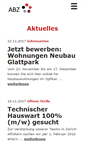 Mobile Screenshot of abz.ch